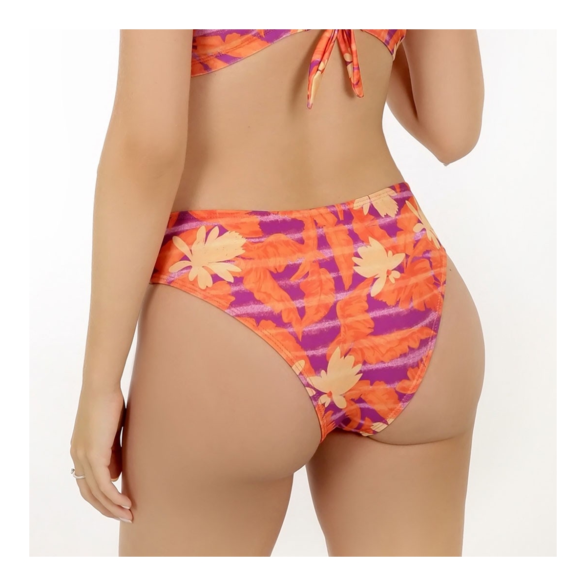 Tanga Básica Lateral Média Estampada