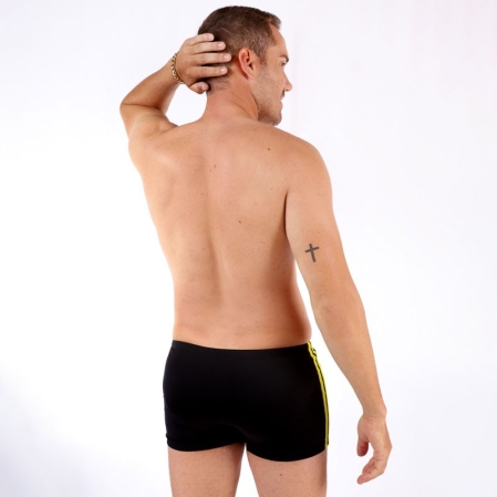 Sunga Boxer Listras Laterais - 700.Preto