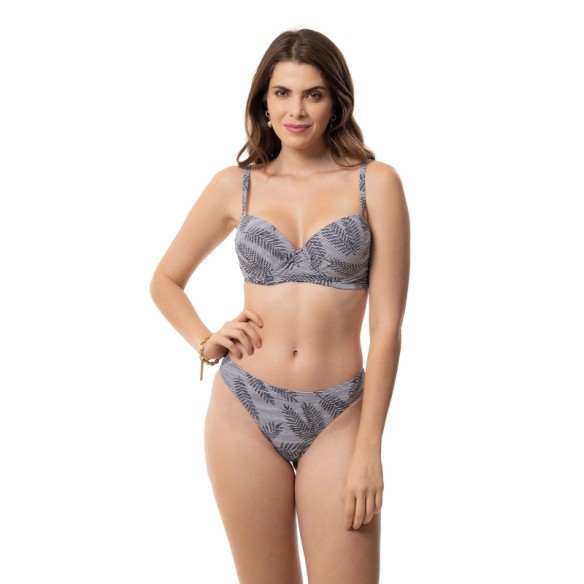 Top Básico com Barra Estampado