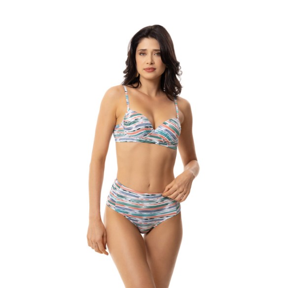 Tanga Hot Pants Recorte Estampada