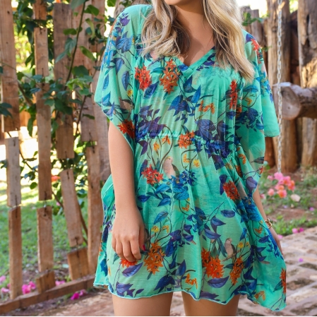 Kaftan Estampado - 833.Menta