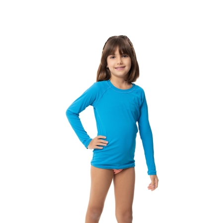 Camiseta Kids - Proteção UV50+ - 450.Turquesa