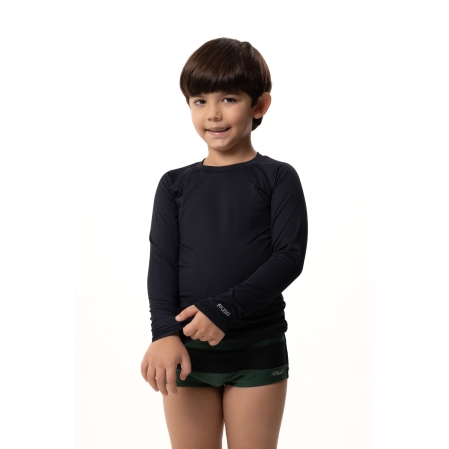 Camiseta Kids - Proteção UV50+ - 700.Preto