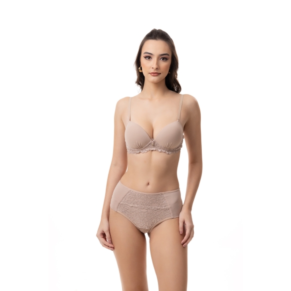 Sutiã com Aro, Bojo e Renda na Barra