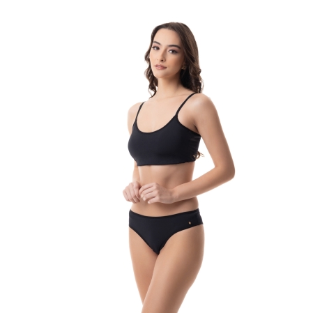 Calcinha estilo Biquíni - 70.Preto