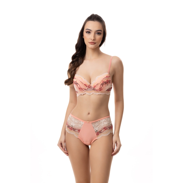 Sutiã Meia Taça com Detalhe Renda