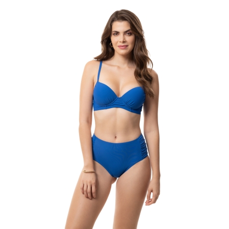 Tanga Hot Pants Recortes - 4410.Azul Bic