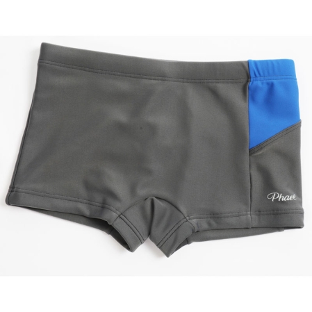 Sunga Boxer Recortes - 72.Cinza