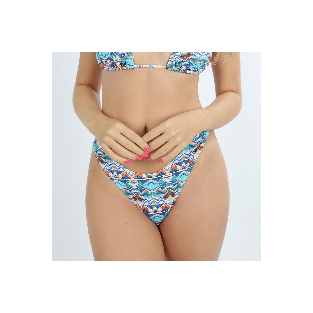 Tanga Fio Asa Delta Estampada