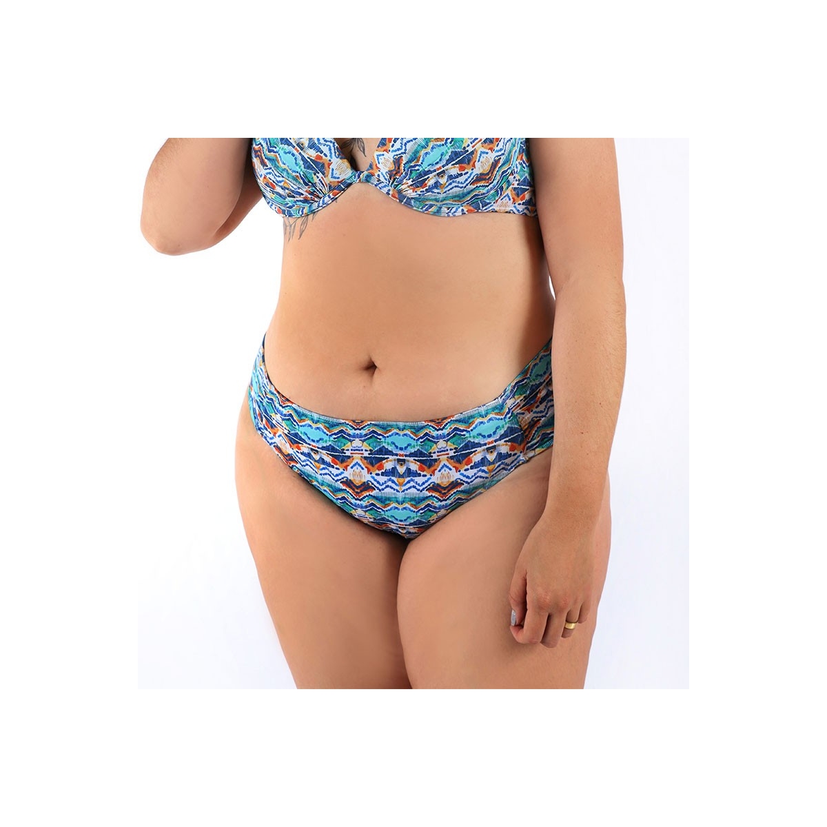 Tanga Lateral Dupla Estampada