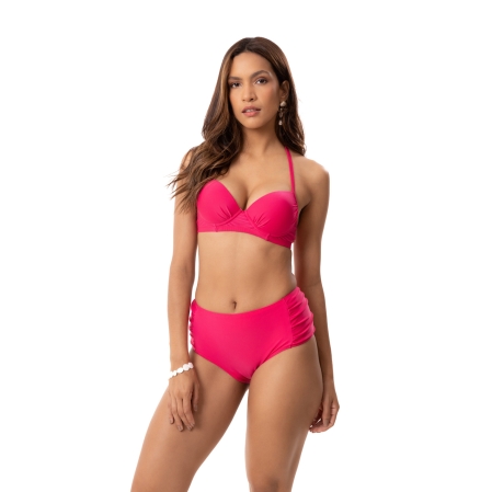Tanga Hot Pants Recortes - 9099- Rosa Pink
