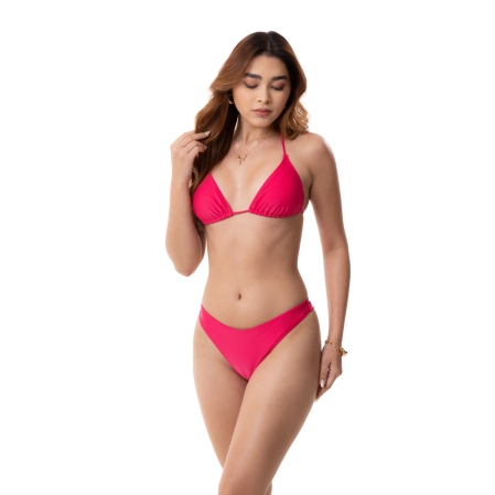 Tanga Fio Asa Delta - 9099- Rosa Pink