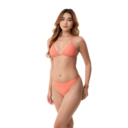 Top Cortininha Relevo - 9165. Coral