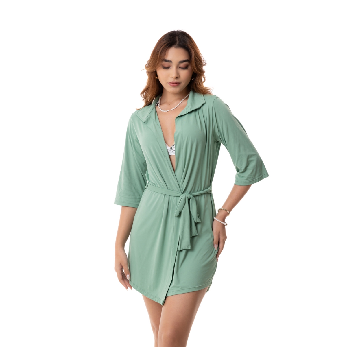 Camisão de Praia Manga 3/4 - proteção UV50+